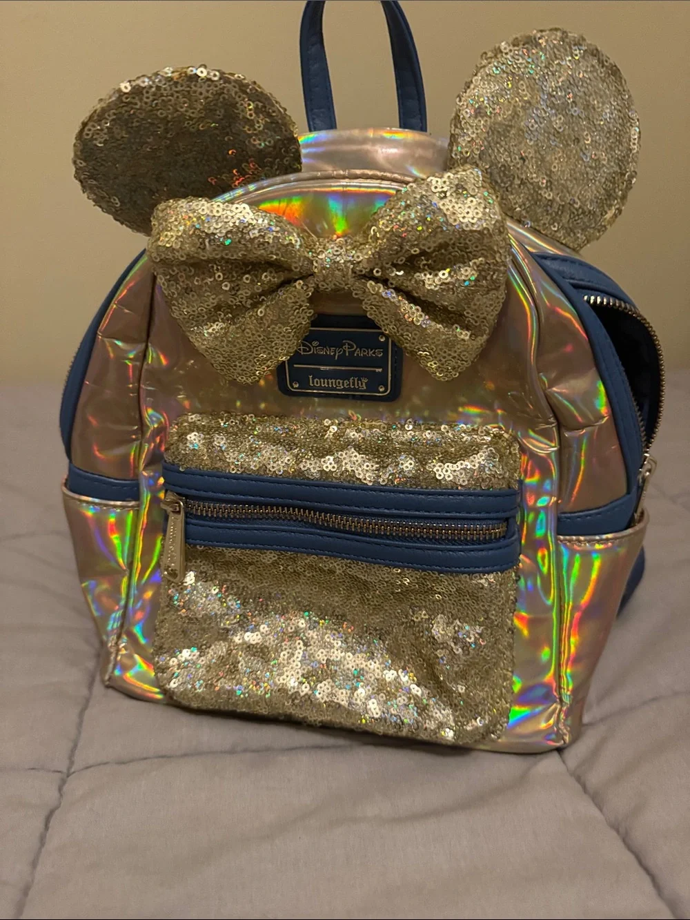 Loungefly shiny gold